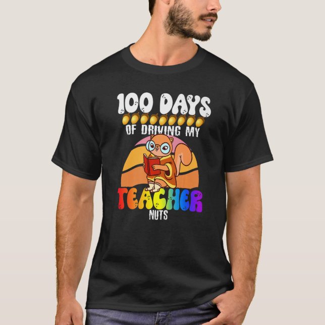 Camiseta Esquilo 100 Dias de Dirigir o Quadrado dos Loucos  (Frente)