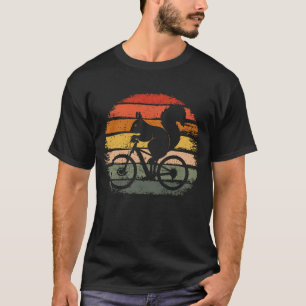 Camiseta Esquilo Andando De Bicicleta