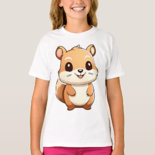 Camiseta Esquilo animal adorável