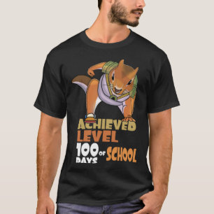 Camiseta Esquilo Atingido Nível 100 Dia de Professores Esco