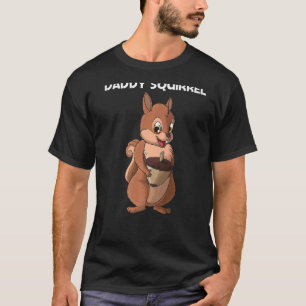 Camiseta Esquilo Bonito Para Homens Animais Da Floresta De