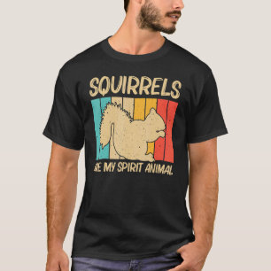 Camiseta Esquilo Bonito Para Mulheres Homens Esquilo Pet Ro
