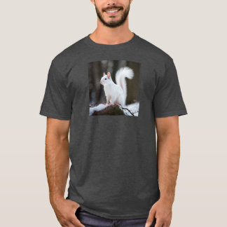 Camiseta Esquilo Branco 01 vintage engraçado