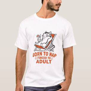 Camiseta Esquilo Chipie Nasceu Para Dormir