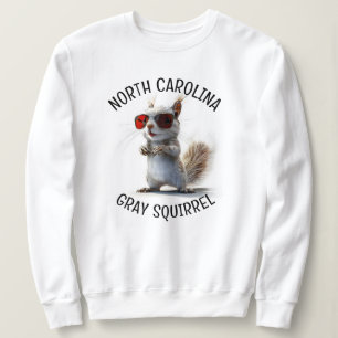 Camiseta Esquilo Cinza da Carolina do Norte