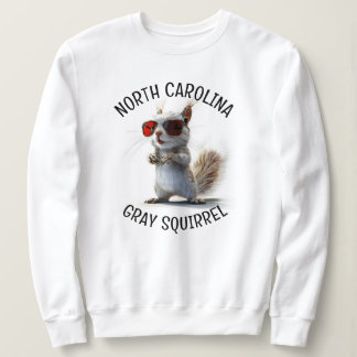 Camiseta Esquilo Cinza da Carolina do Norte