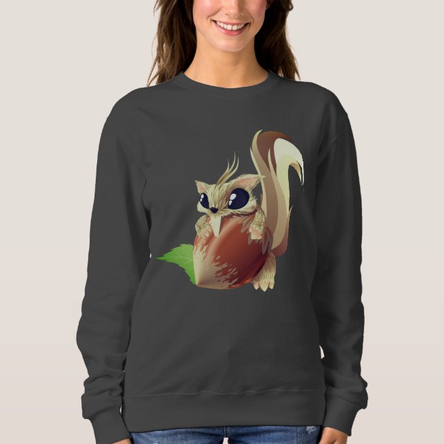 Camiseta Esquilo com avelã (Frente)