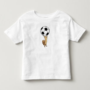 Camiseta Esquilo com bola de futebol