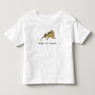 Camiseta Esquilo com Flor e Dito