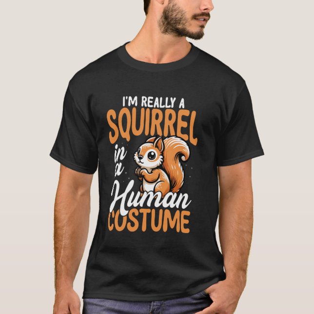 Camiseta Esquilo com perfume humano (Frente)