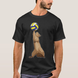 Camiseta Esquilo com voleibol