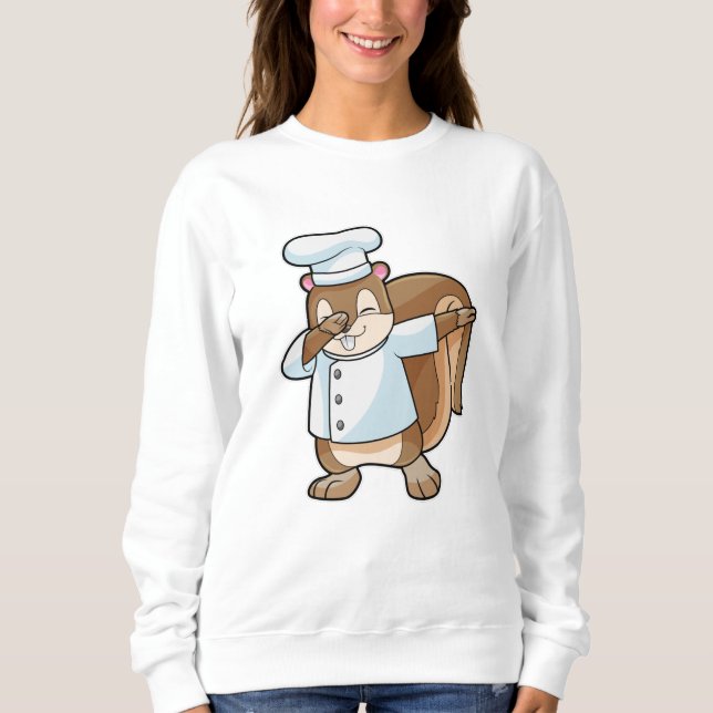Camiseta Esquilo como Cozinhar com Cozinhar (Frente)
