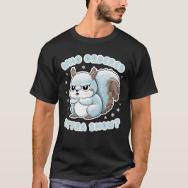Camiseta Esquilo Congelado - Quem Pediu Neve Extra?