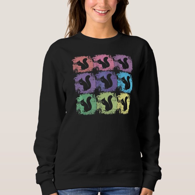 Camiseta Esquilo da Floresta Animal Retro (Frente)
