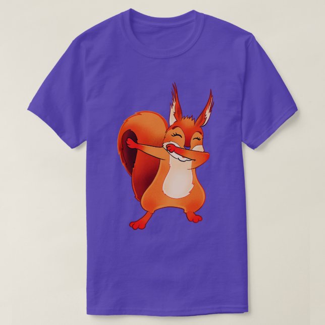 Camiseta Esquilo Dabbing (Frente do Design)