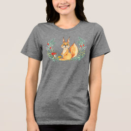 Camiseta Esquilo de Aquarela