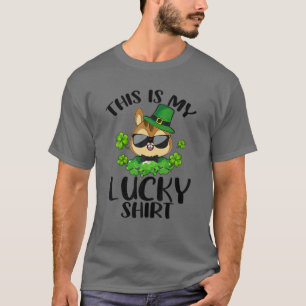 Camiseta Esquilo De Dia de São Patrício Engraçado Este É O