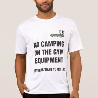 Camiseta Esquilo de Gym Sem Ataque com letra preta