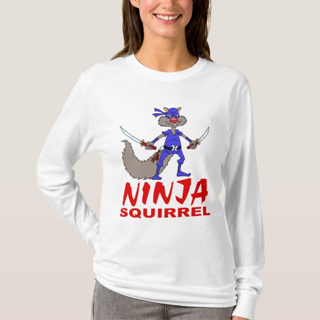 Camiseta Esquilo de Ninja (Frente)