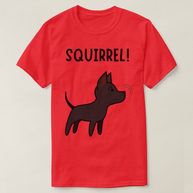 Camiseta Esquilo-do-cão (Frente do Design)