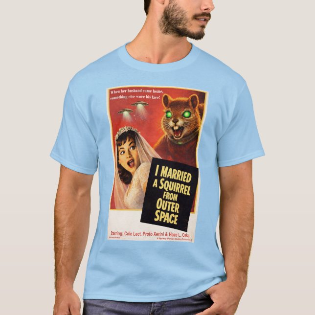 Camiseta Esquilo do Espaço Exterior (Frente)