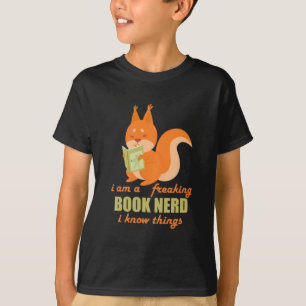Camiseta Esquilo do Nerd de Livro