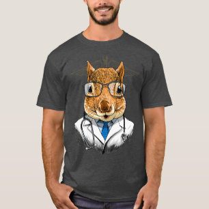 Camiseta Esquilo Doutor Vet Amante de os animais Veterinári