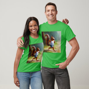 Camiseta Esquilo em Execução