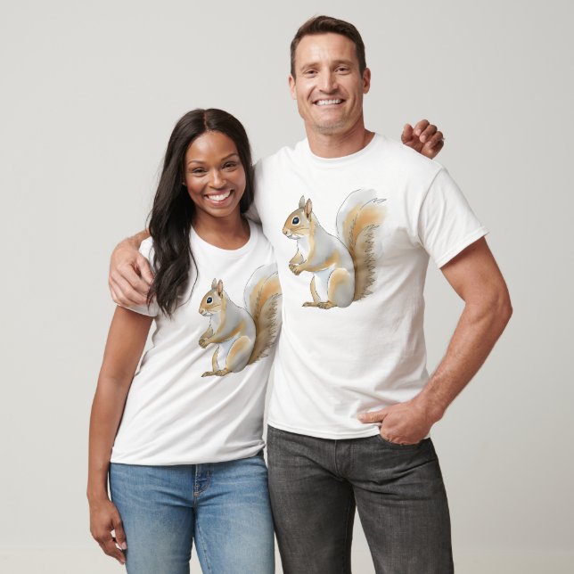 Camiseta Esquilo Encantador (Unissex)