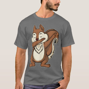 Camiseta Esquilo Engraçado Dab Dabbing
