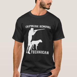 Camiseta Esquilo Engraçado de Esquilo de Remoção de Chipmun