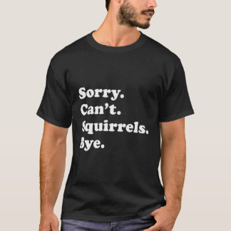 Camiseta Esquilo Engraçado Presente Para Homens Meninos Ou