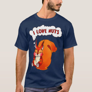 Camiseta Esquilo Eu Adoro Loucos