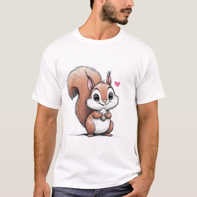 Camiseta Esquilo Feliz (Frente)