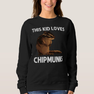 Camiseta Esquilo fixe para rapazes crianças que falam com e