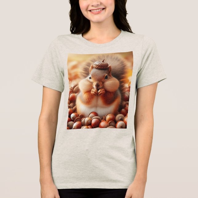 Camiseta Esquilo Fluffy (Frente)