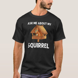 Camiseta Esquilo legal Para Homens Amigos Chipmunk Zookeepe