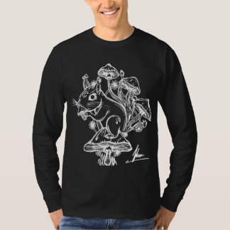 Camiseta Esquilo Longsleeve preto
