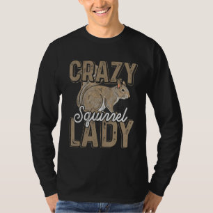 Camiseta Esquilo Louco Lady Squirrel