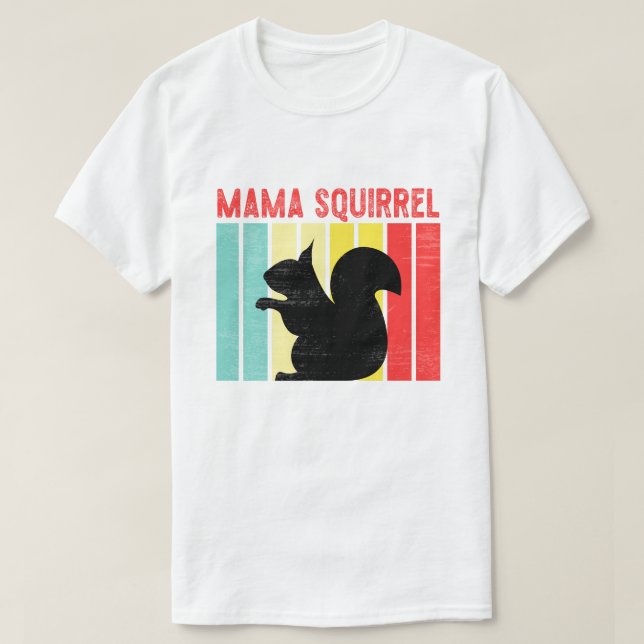 Camiseta Esquilo Mama (Frente do Design)