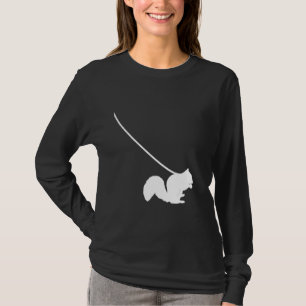 Camiseta Esquilo na Coleira Roedor Animal Floresta Fofo