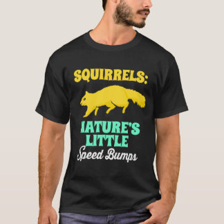 Camiseta Esquilo Natureza Pequena Velocidade Boca Roedor Nu