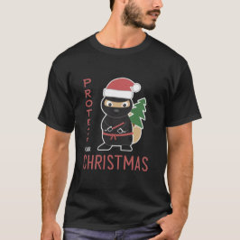 Camiseta Esquilo Ninja Bonito - Design de Férias Perfeitas