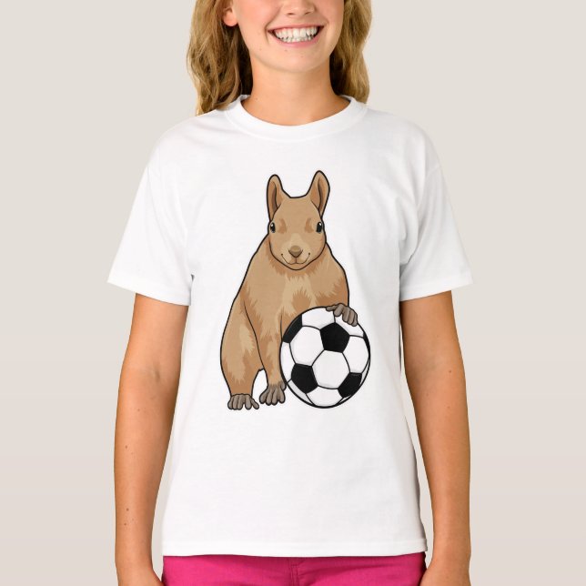 Camiseta Esquilo no Esporte do Futebol (Frente)