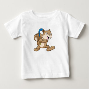 Camiseta Esquilo no hóquei de campo com Stick