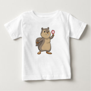 Camiseta Esquilo no Poker com batatas fritas