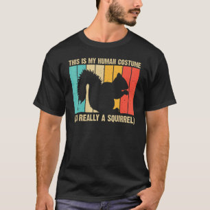 Camiseta Esquilo para homens esquilo Chipmunk 80s