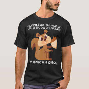 Camiseta Esquilo Para Homens Mulheres Roedor Floresta Anima