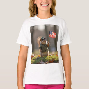 Camiseta Esquilo Patriótico