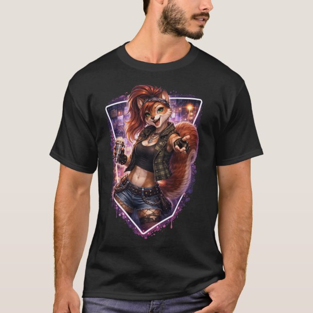 Camiseta Esquilo punk (Frente)